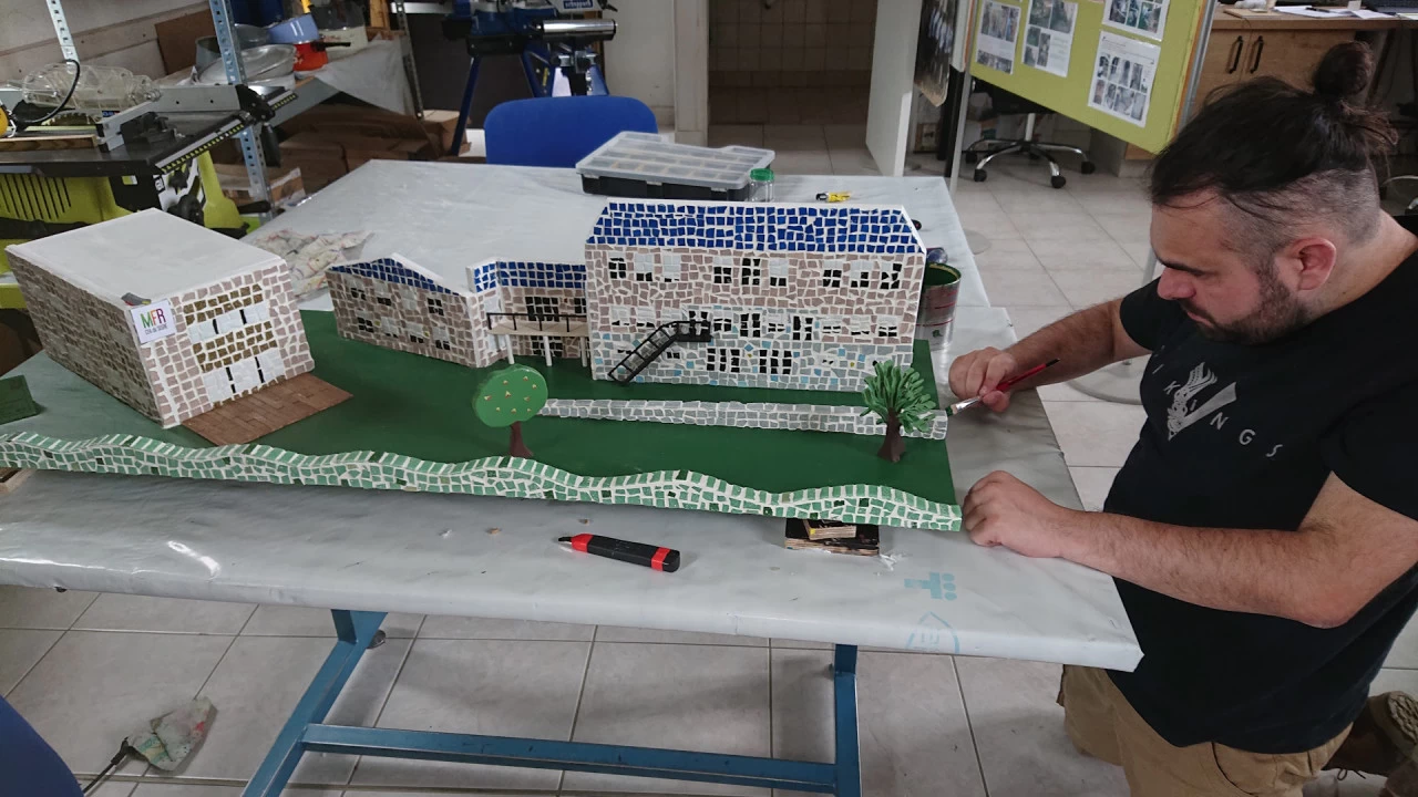 Mosaïque en 3 dimensions