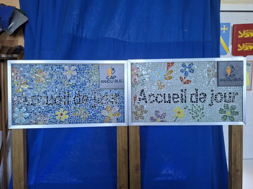Signalétique de l'accueil de jour du CAJ de Noyant