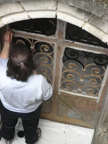 Restauration de la crypte