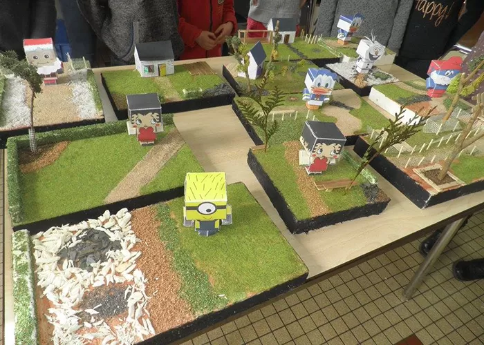 Maquette et cubecraft