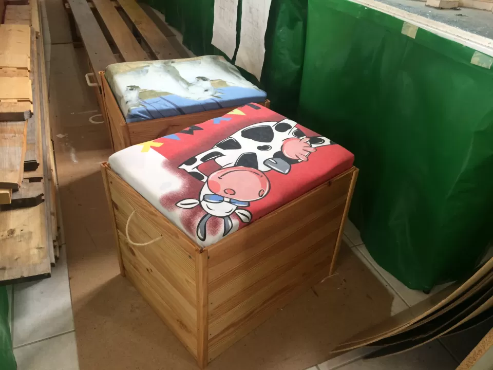 Mobilier d'exterieur pour la MFR de Pouancé