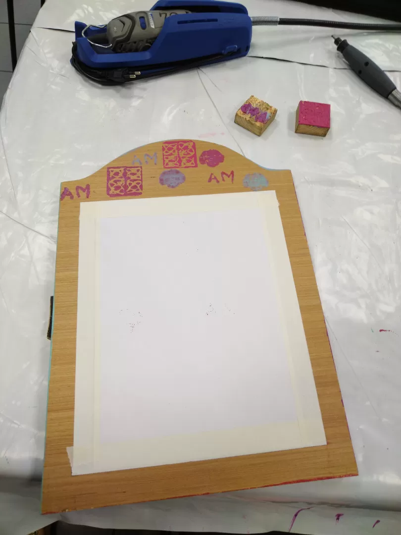 Mon tableau tamponné, image 1