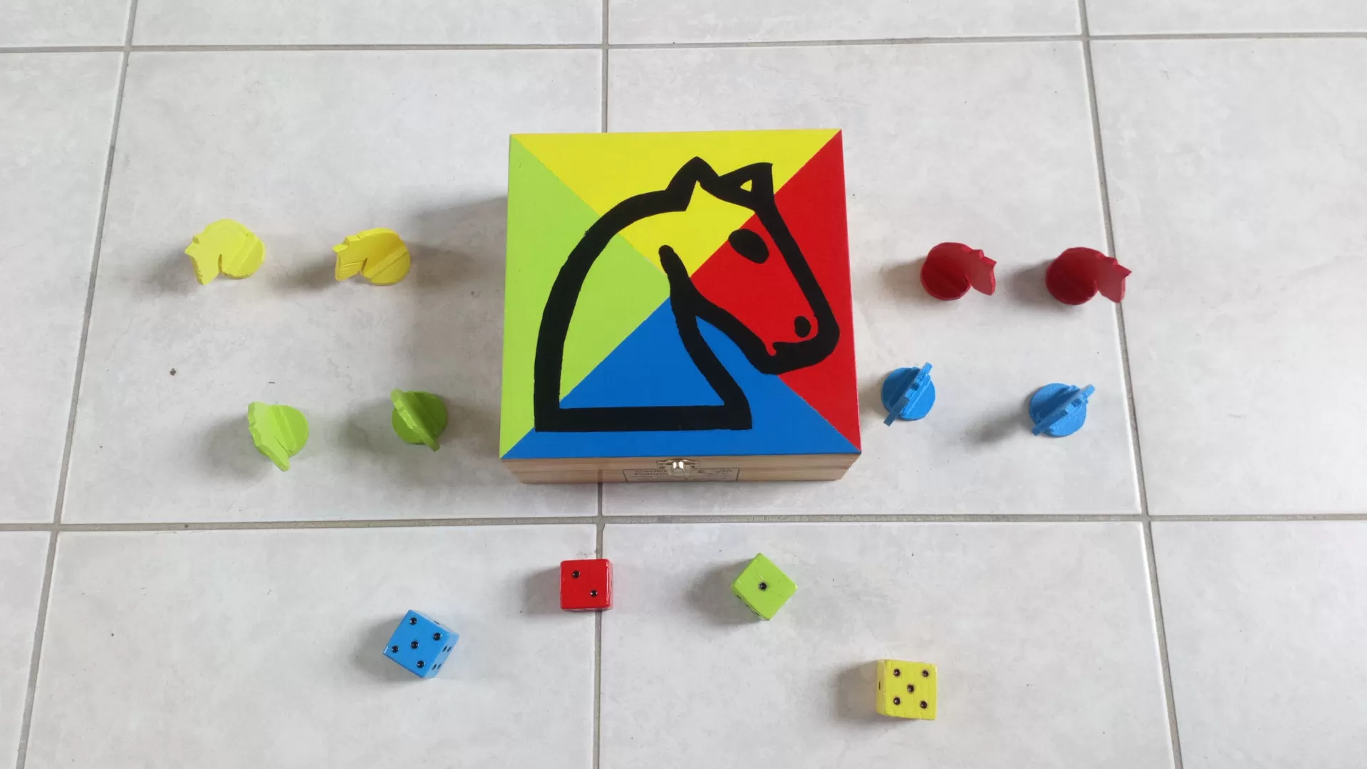 Table de petits chevaux XXL, image 1
