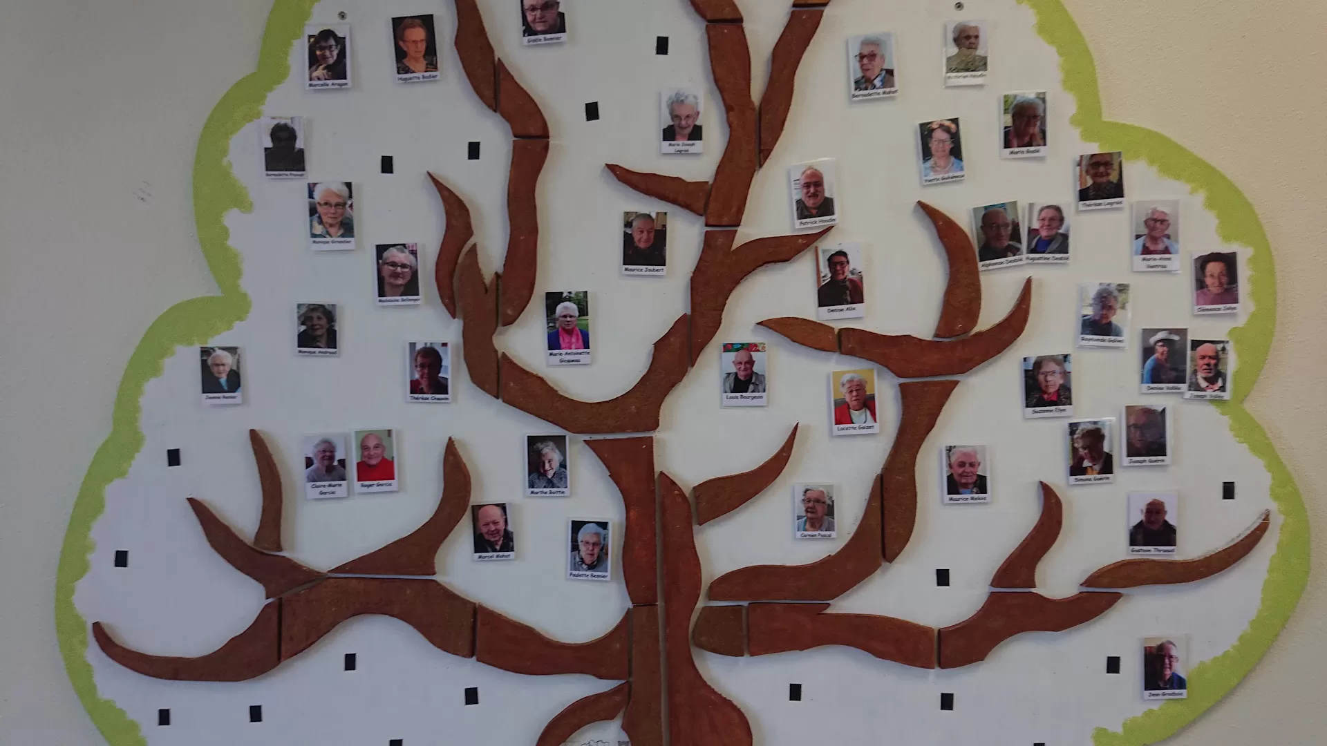Arbre de vie et Qui Est-ce au foyer logement de Pouancé, image 1