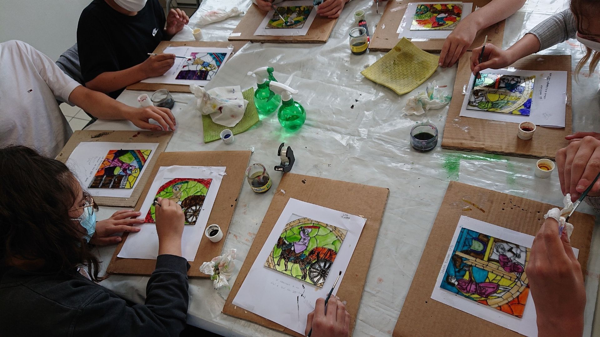LA PEINTURE SUR VERRE, image 2